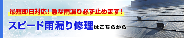 最短即日対応！急な雨漏り必ず止めます！スピード雨漏り修理はこちらから